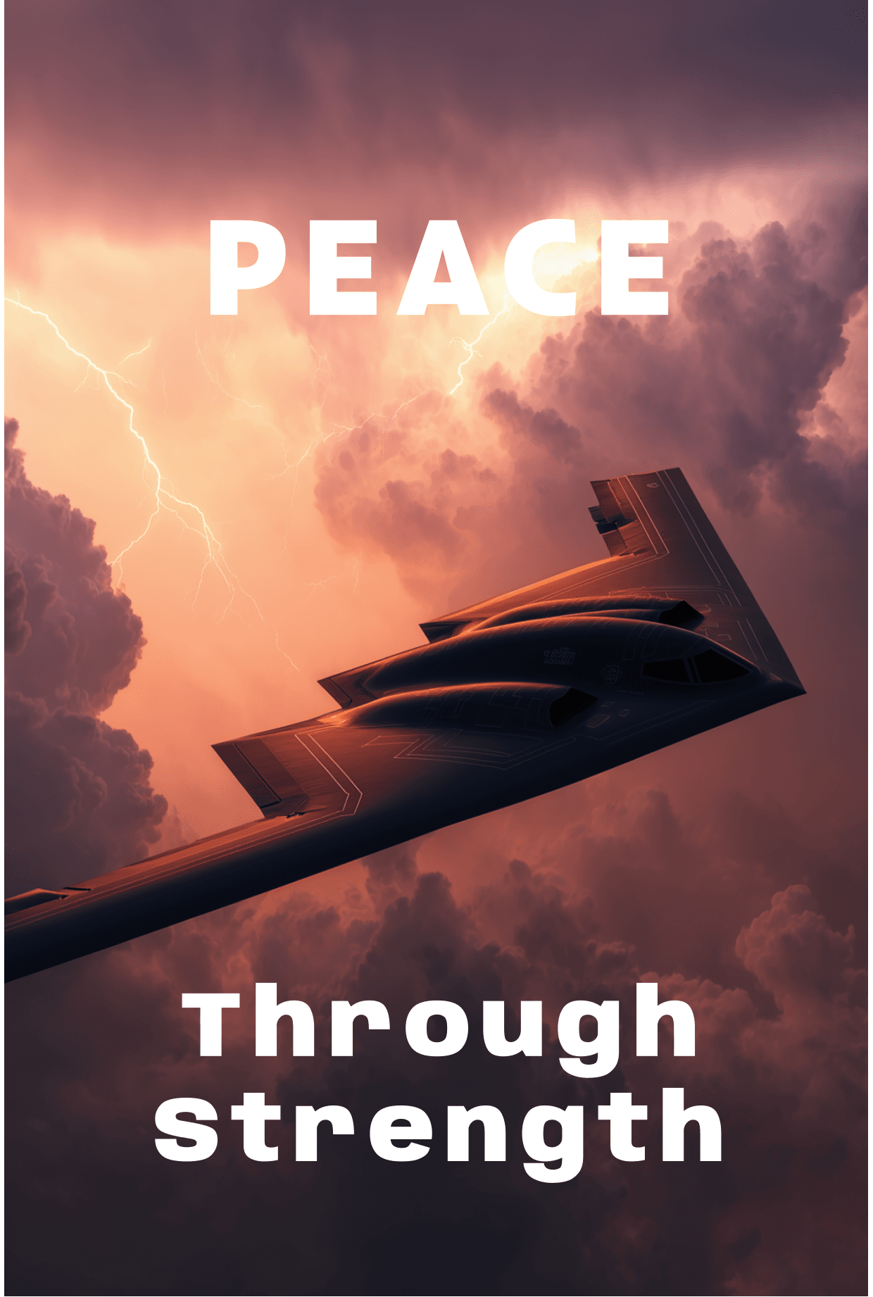 Peace Through Strength | Postcard