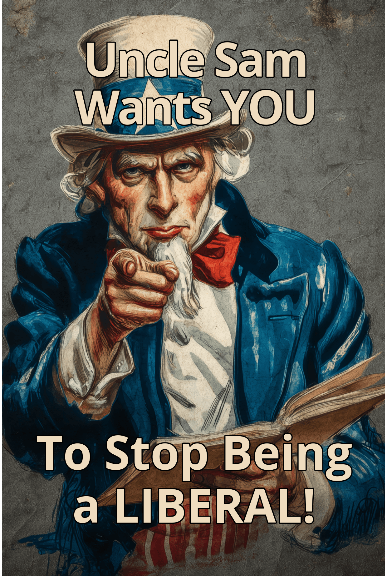 Stop Being Liberal | Standard Postcard